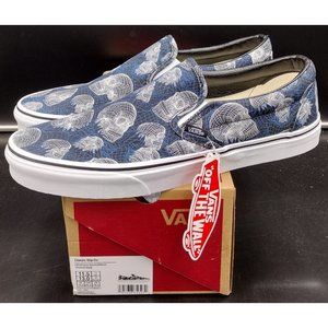 Vans Classic Slip On Men Women Low Skate Shoes Sneakers VN0A33TB9IB Size 11.5